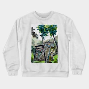 Forest Temple Crewneck Sweatshirt